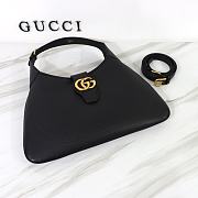 Gucci Aphrodite Medium Shoulder Bag Black 726274 size 39x38x2 cm - 3