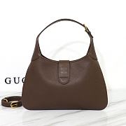 Gucci Aphrodite Medium Shoulder Bag Dark Brown 726274 size 39x38x2 cm - 5