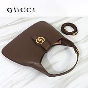 Gucci Aphrodite Medium Shoulder Bag Dark Brown 726274 size 39x38x2 cm - 3