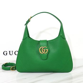 Gucci Aphrodite Medium Shoulder Bag Green 726274 size 39x38x2 cm