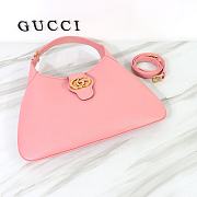 Gucci Aphrodite Medium Shoulder Bag Pink 726274 size 39x38x2 cm - 5