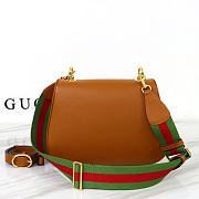 Gucci Blondie Medium Bag Brown Leather 699210 size 29x22x7 cm - 4