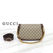 Gucci Blondie Bag Beige & Ebony GG Supreme Canvas 699268 size 28 cm - 3