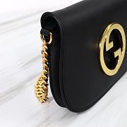 Gucci Blondie Shoulder Bag Black Leather 699268 size 28x16x4 cm - 5