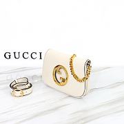 Gucci Blondie Shoulder Bag White Leather 699268 size 28x16x4 cm - 6