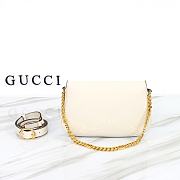 Gucci Blondie Shoulder Bag White Leather 699268 size 28x16x4 cm - 4