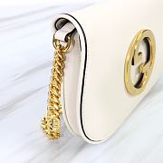 Gucci Blondie Shoulder Bag White Leather 699268 size 28x16x4 cm - 3