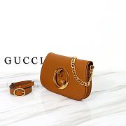 Gucci Blondie Shoulder Bag Brown Leather 699268 size 28x16x4 cm - 6