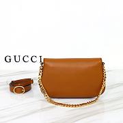Gucci Blondie Shoulder Bag Brown Leather 699268 size 28x16x4 cm - 5