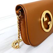 Gucci Blondie Shoulder Bag Brown Leather 699268 size 28x16x4 cm - 3