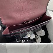 Chanel Large 2.55 Handbag Black Aged Calfskin & Silver-Tone Metal Size 28 cm - 3