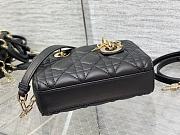 Dior Lady D-Joy Mini Bag Black Lambskin size 16 x 10 x 5.5 cm - 3
