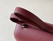 HERMES Constance 19 Bordeaux Epsom Leather With Silver Hardware - 2