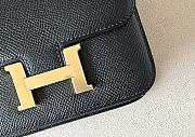 HERMES Micro Constance 14 Black Epsom Leather With Golden Hardware - 6