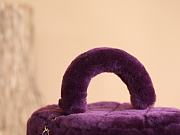 Chanel Vanity Case Purple Shearling size 27 x 17 x 17 cm - 6
