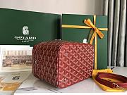 GOYARD Muse Vanity Case Goyardine Canvas & Red Calfskin Size 20 cm - 2