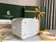 GOYARD Muse Vanity Case Goyardine Canvas & White Calfskin Size 20 cm - 6