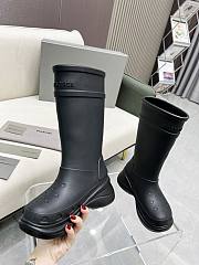 Balenciaga Crocs High Boots Black  - 3