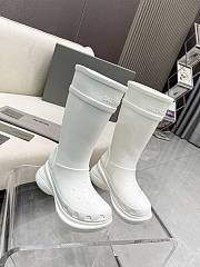 Balenciaga Crocs High Boots White - 1