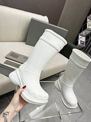 Balenciaga Crocs High Boots White - 2