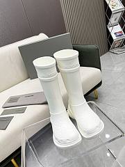 Balenciaga Crocs High Boots White - 3