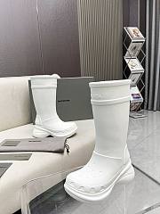 Balenciaga Crocs High Boots White - 6