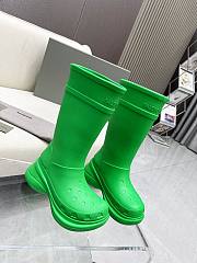Balenciaga Crocs High Boots Green - 1