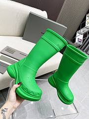 Balenciaga Crocs High Boots Green - 4