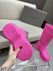 Balenciaga Crocs High Boots Pink  - 6