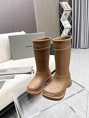 Balenciaga Crocs High Boots Brown - 1