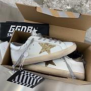 Golden Goose SSENSE Exclusive White & Silver Super-Star Classic Sneakers - 3