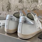 Golden Goose SSENSE Exclusive White & Silver Super-Star Classic Sneakers - 6