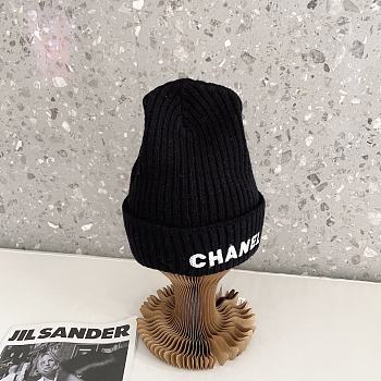 Chanel Wool Beanie Black