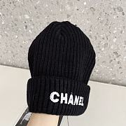 Chanel Wool Beanie Black - 6