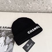 Chanel Wool Beanie Black - 5