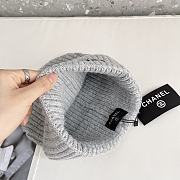 Chanel Wool Beanie Grey - 5