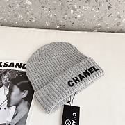 Chanel Wool Beanie Grey - 4