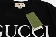 Gucci Oversize T-shirt with Interlocking G Black  - 6