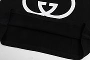 Gucci Oversize T-shirt with Interlocking G Black  - 4