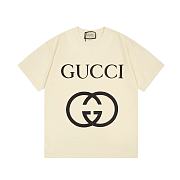 Gucci Oversize T-shirt with Interlocking G Off-white - 1