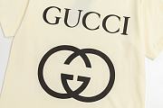 Gucci Oversize T-shirt with Interlocking G Off-white - 3