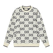Gucci Logo Wool Sweater Off-White - 1