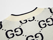 Gucci Logo Wool Sweater Off-White - 6