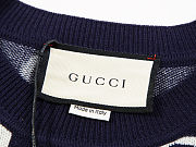 Gucci Logo Wool Sweater Navy Blue - 3