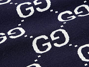 Gucci Logo Wool Sweater Navy Blue - 2
