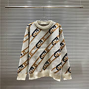 Fendi Cream Wool Jumper - 1