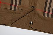 Burberry Cut-out Sleeve Check Cardigan in Brown - 4