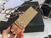 Chanel Mini Evening Bag Gold Tone Hammered Metal And Gold Tone Metal - 2