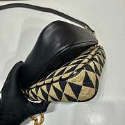 Prada Symbole Leather And Fabric Mini Bag size 28x16x13 cm - 6