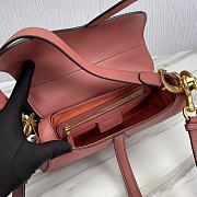Dior Saddle Bag With Strap Rust-Colored Grained Calfskin 25.5 cm - 2